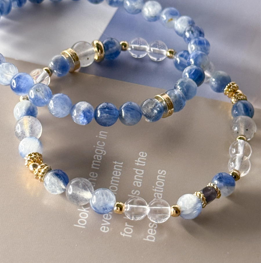 Charzoe.handmade天然水晶手鍊設計 | 亞特蘭提斯、好礦系列藍