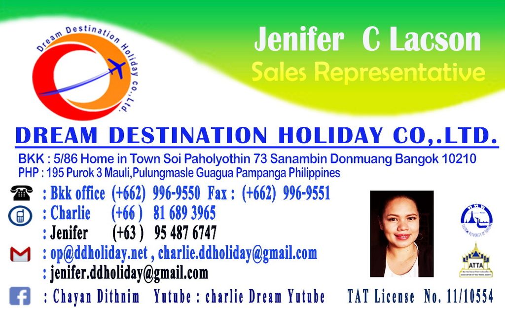 Name Card Jenifer Philippines   9  12 2564