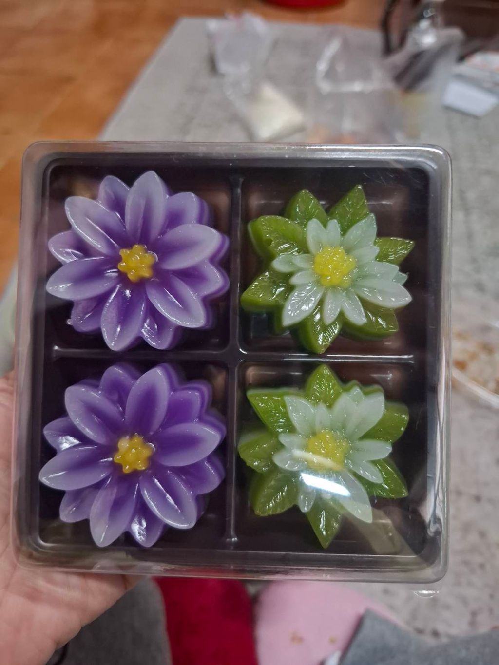 Steamed Pandan Layer Cake ขนมชั้น