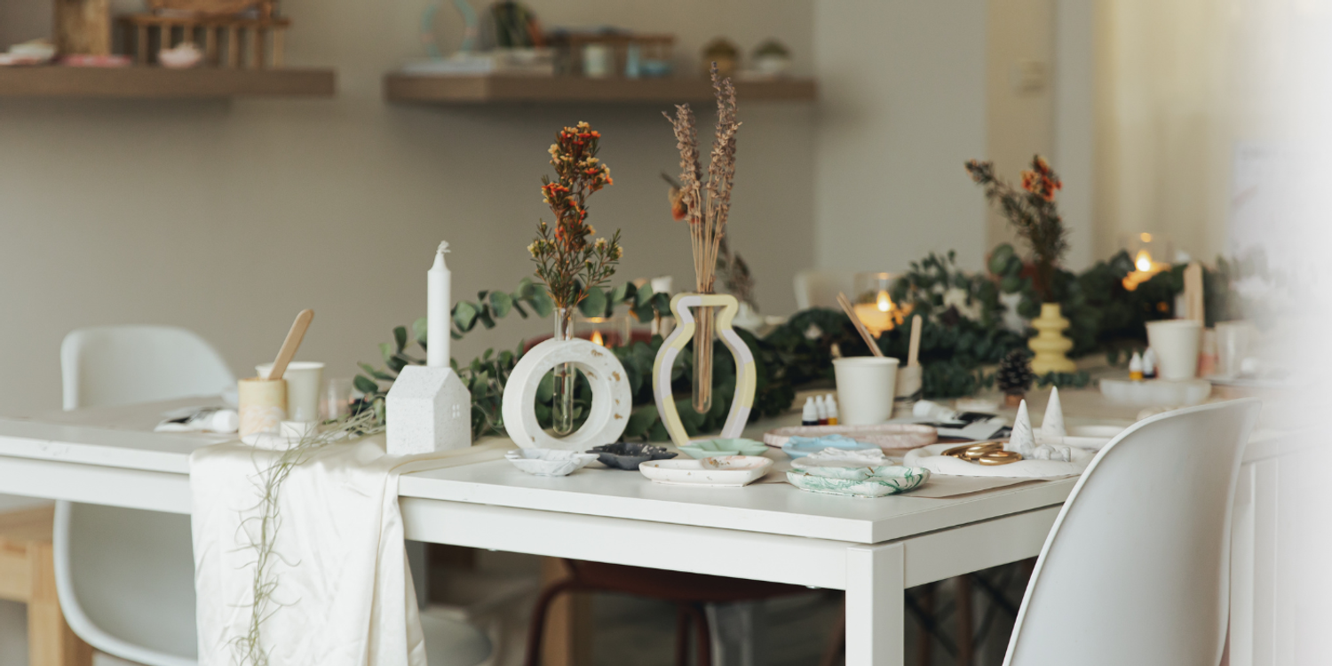 Jesmonite Taiwan 英國爵石 ｜ 英國進口ECO永續創作媒材 | 爵石聖誕開課包