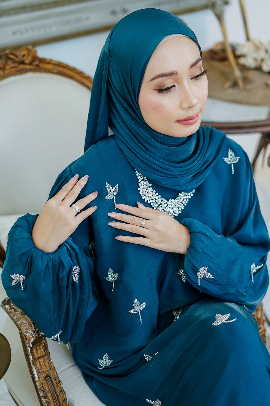 Cleo Teal Blue