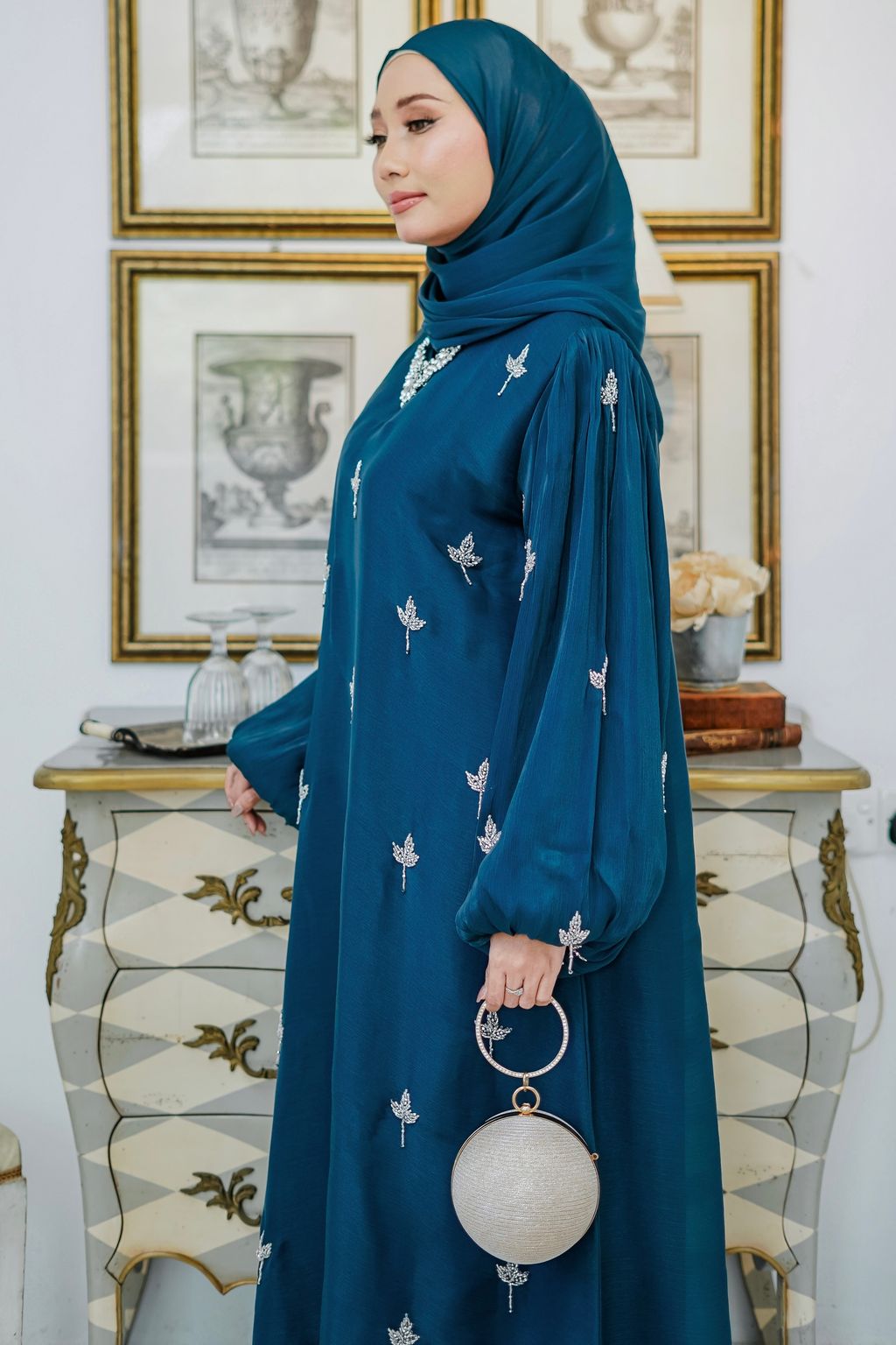 Cleo Teal Blue