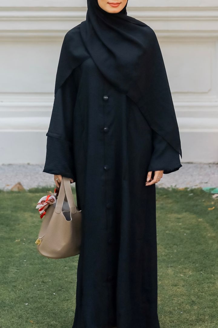 Aleena Abaya Black
