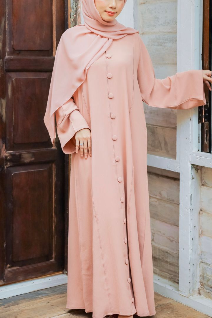 Aleena Abaya Blush