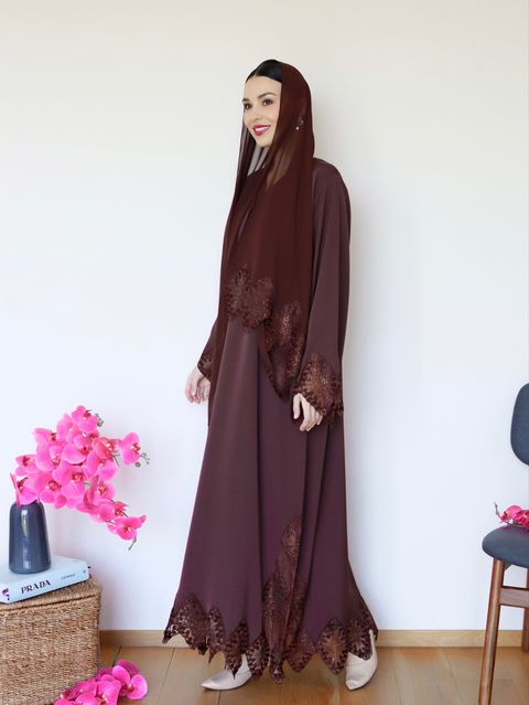 Deniz Abaya Mahogany