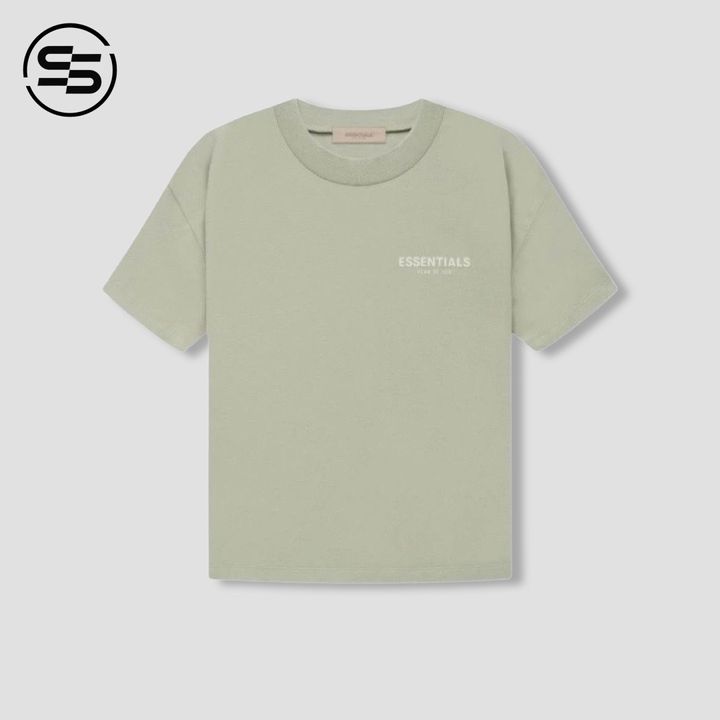Fear Of God-Essentials Green Cotton Jersey Tee125BT212004F