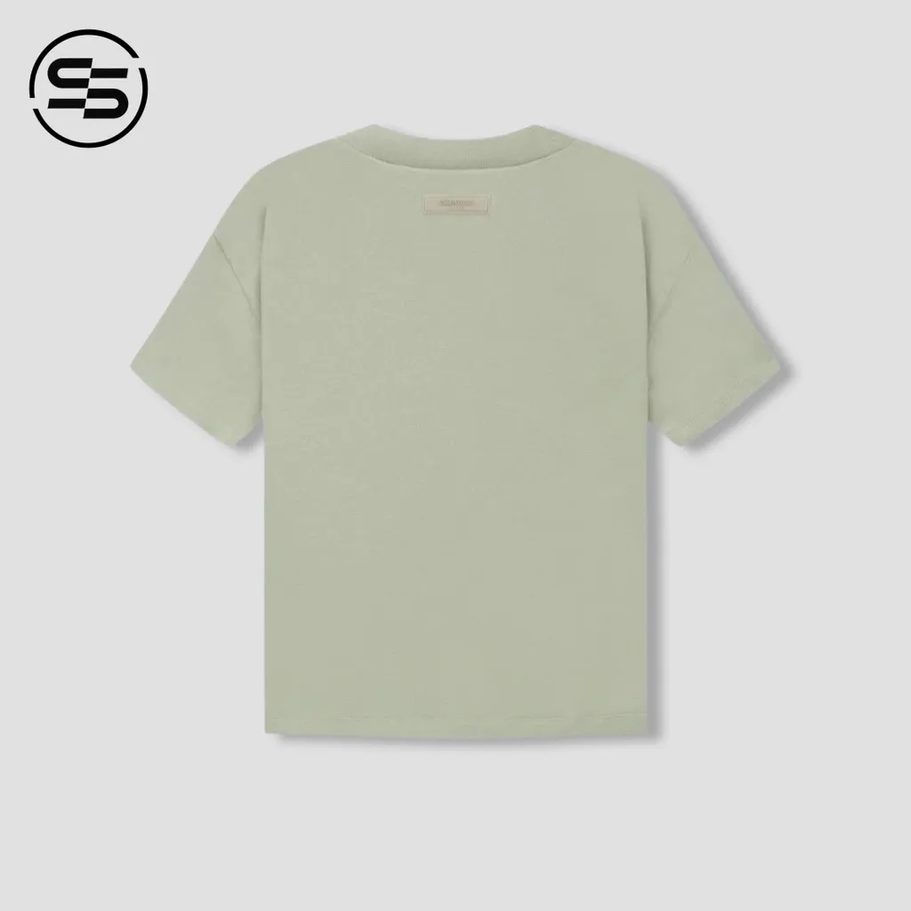 Fear Of God-Essentials Green Cotton Jersey Tee125BT212004F