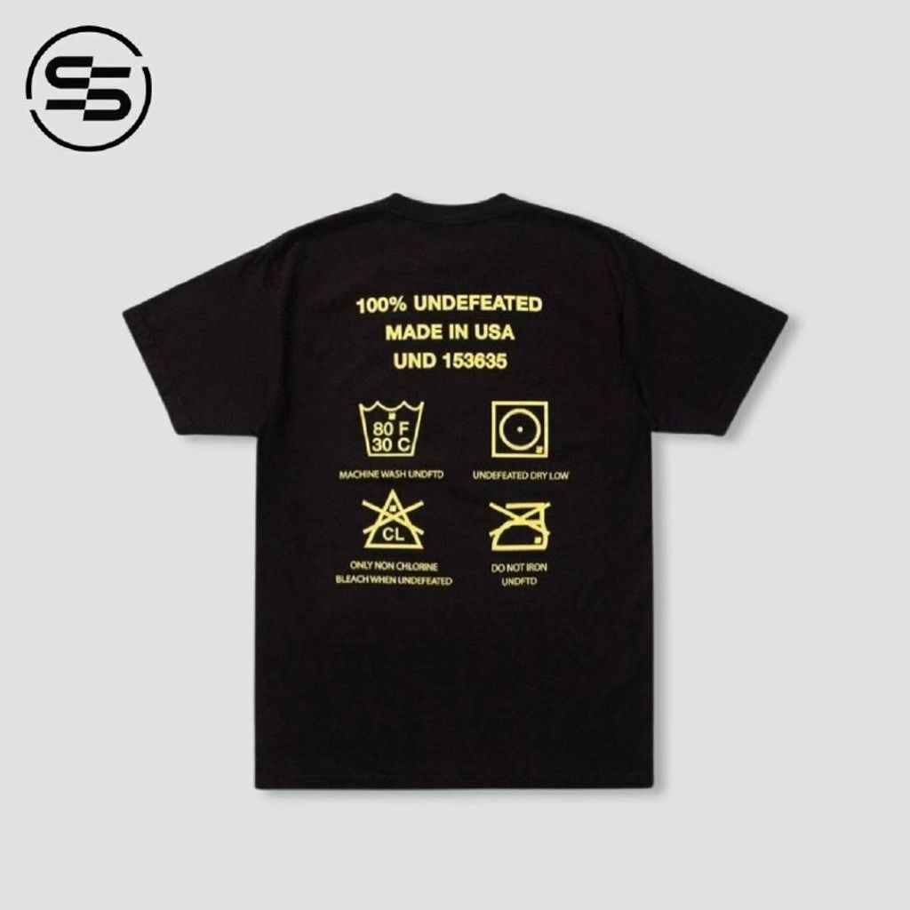 UNDEFEATED Instruction S/S Tee BLACK-(80334)