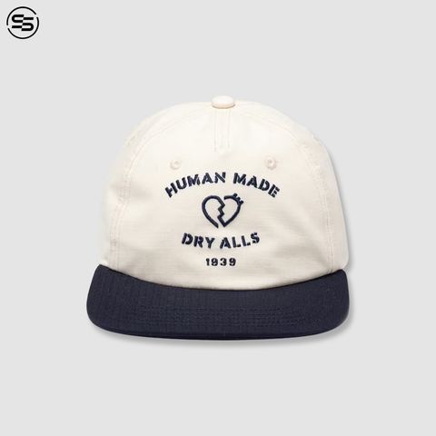 Human Made Dry Alls 5 Panel Rip Stop Cap-HM25GD015(White)