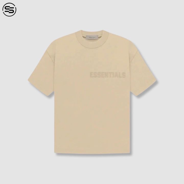 FEAR OF GOD-ESSENTIALS S/S TEE-SAND(125BT222004F)