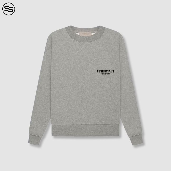 Fear Of God ESSENTIALS- CORE CREWNECK - DARK OATMEAL  (192BT212123F)