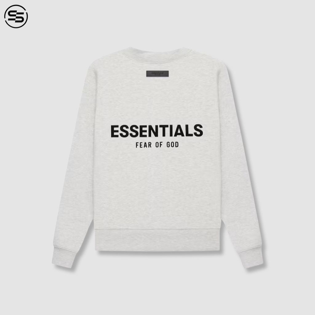 Fear Of God ESSENTIALS- CORE CREWNECK - LIGHT OATMEAL  (192BT224407F)