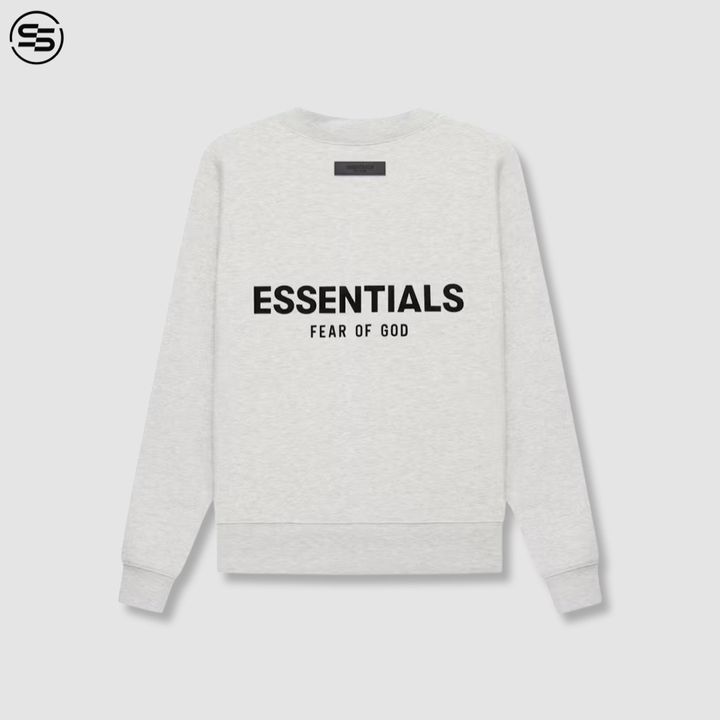 Fear Of God ESSENTIALS- CORE CREWNECK - LIGHT OATMEAL  (192BT224407F)