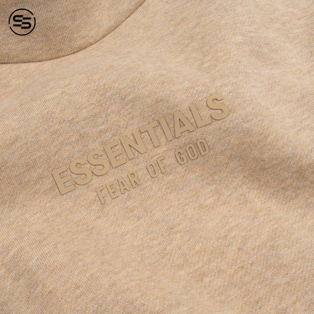 Fear Of God Essentials-HOODIE GOLD HEATHER-192BT232053F