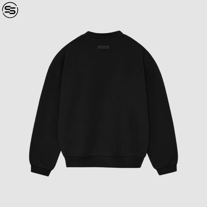 Fear Of God Essentials-CREWNECK JET BLACK 192BT232040