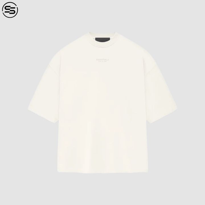 Fear Of God Essentials-CREWNECK T-Shirt 125BT232001F[CLOUD DANCER]