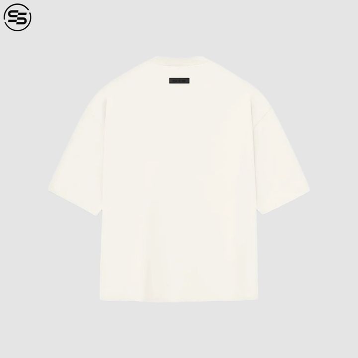 Fear Of God Essentials-CREWNECK T-Shirt 125BT232001F[CLOUD DANCER]
