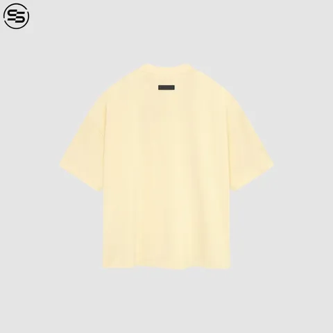 FEAR OF GOD ESSENTIALS- CREWNECK T SHIRT - GARDEN YELLOW (125SP244191F)