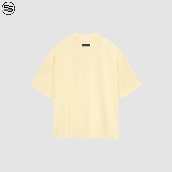 FEAR OF GOD ESSENTIALS- CREWNECK T SHIRT - GARDEN YELLOW (125SP244191F)