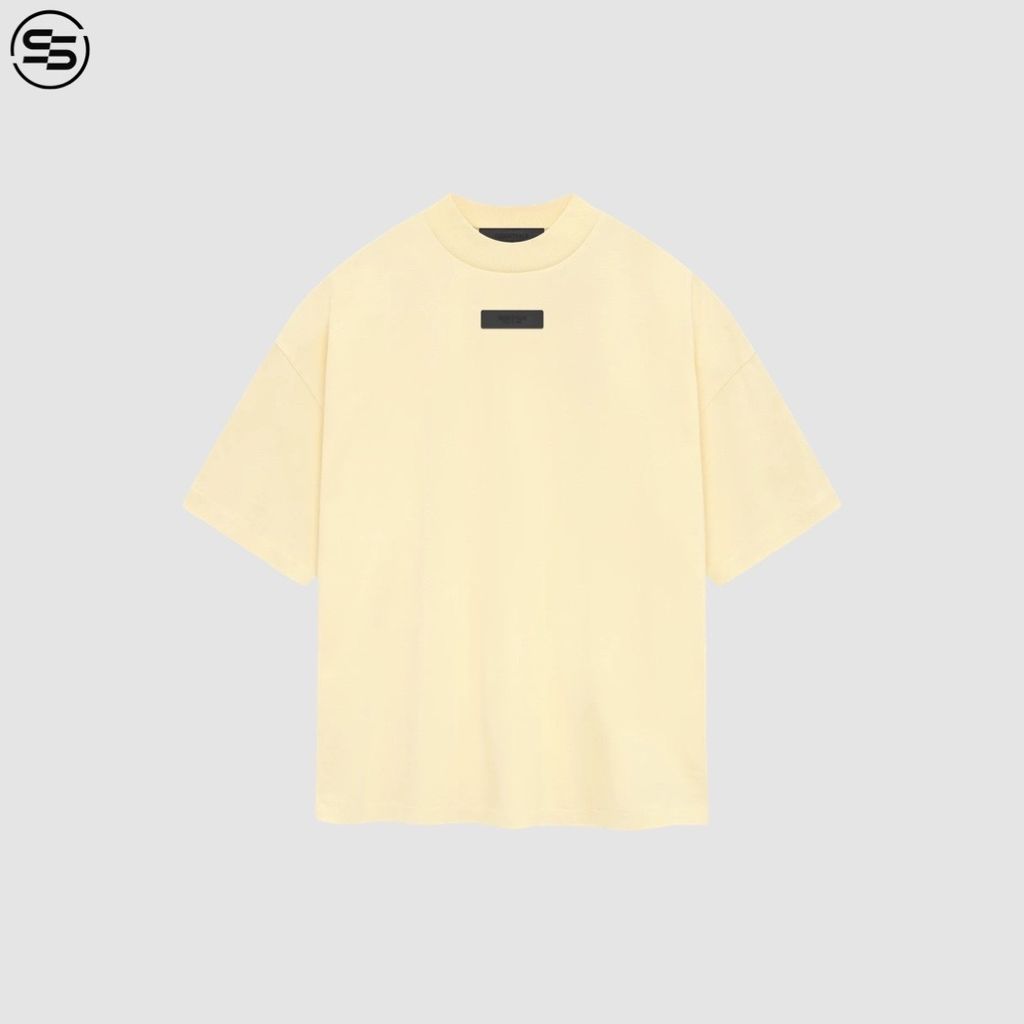 FEAR OF GOD ESSENTIALS- CREWNECK T SHIRT - GARDEN YELLOW (125SP244191F)