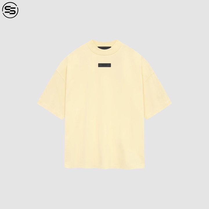 FEAR OF GOD ESSENTIALS- CREWNECK T SHIRT - GARDEN YELLOW (125SP244191F)
