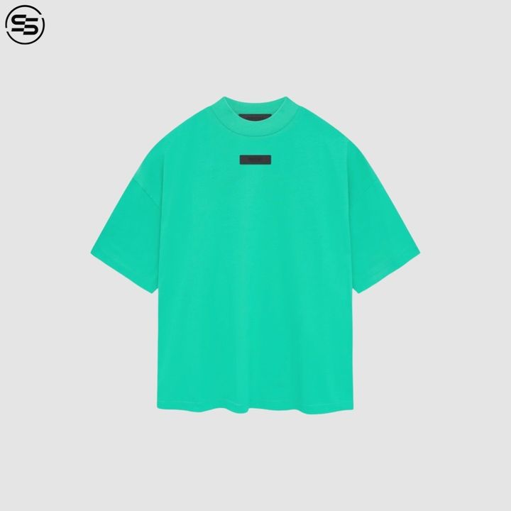 FEAR OF GOD ESSENTIALS- CREWNECK T SHIRT - MINT LEAF(125SP244192F)