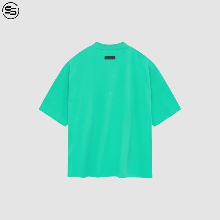 FEAR OF GOD ESSENTIALS- CREWNECK T SHIRT - MINT LEAF(125SP244192F)