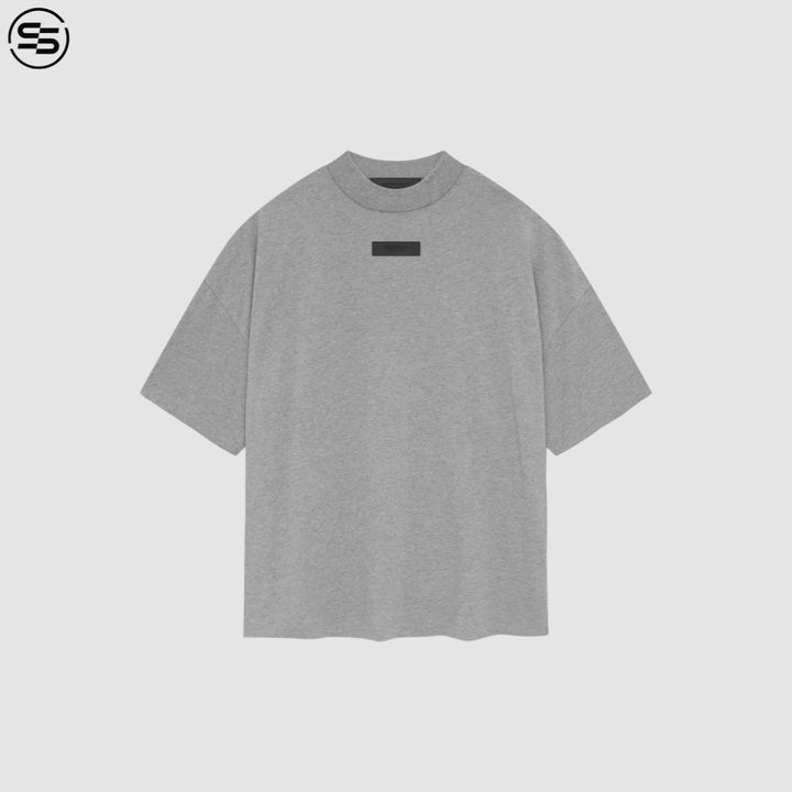 FEAR OF GOD ESSENTIALS- CREWNECK T SHIRT - DARK HEATHER(125SP244193F)