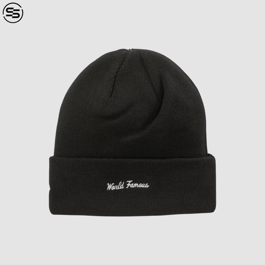 0888977002407-Supreme New Era Box Logo Beanie-Black-FW23BN26