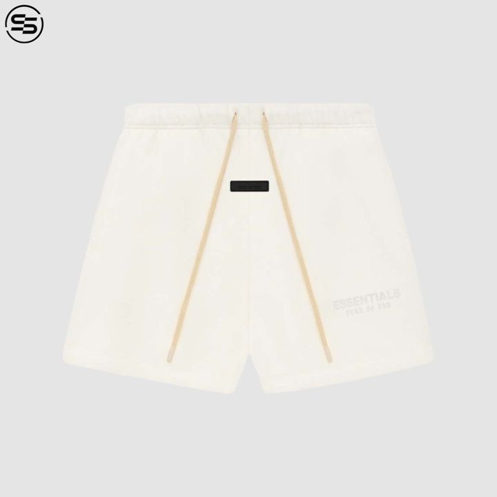 Fear of God Essentials Sweatshort (Cloud Dancer)-160BT232001F