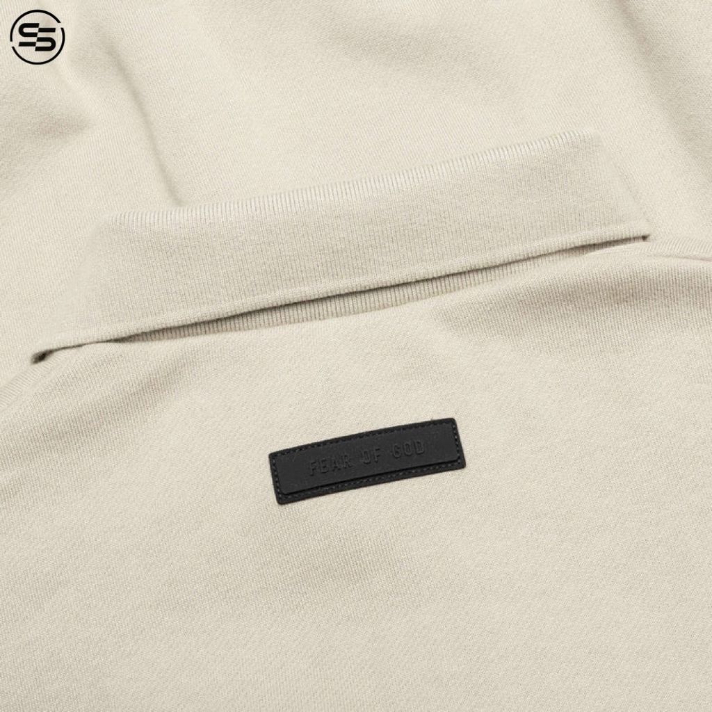 FEAR OF GOD ESSENTIALS LONG SLEEVE POLO SHIRT - SEAL-192SP244395F