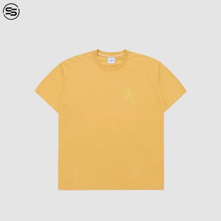 ADLV-[acmé de la vie] HALF TONE SYMBOL PRINTING TEE YELLOW