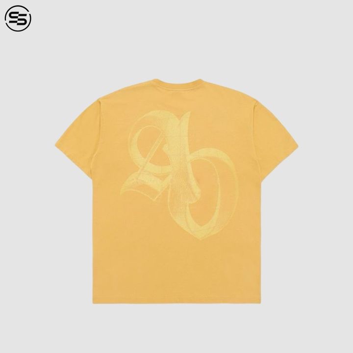 ADLV-[acmé de la vie] HALF TONE SYMBOL PRINTING TEE YELLOW