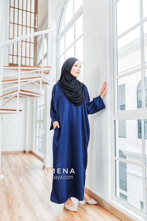 navy kaftan