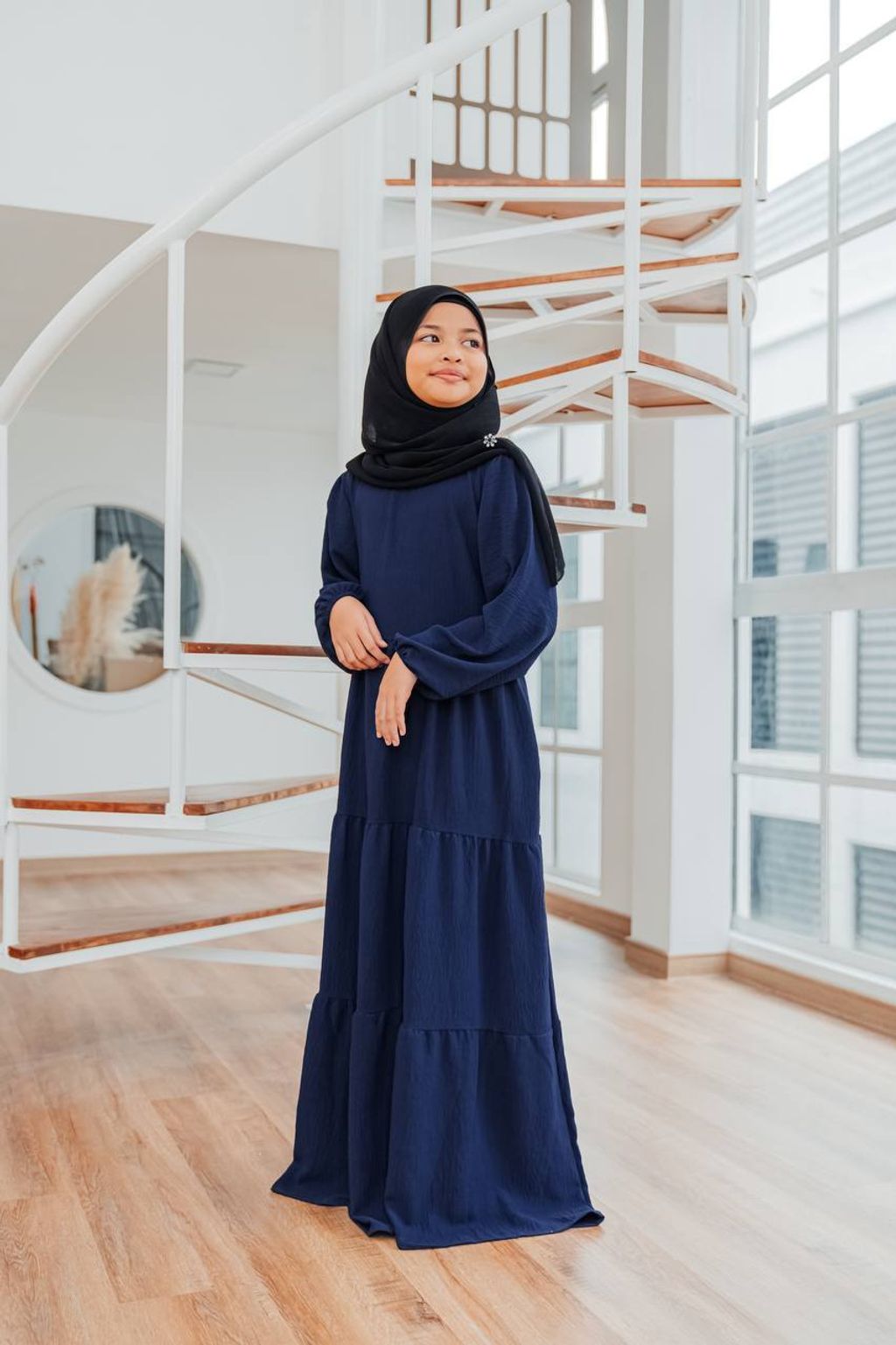 muslimah kids navy