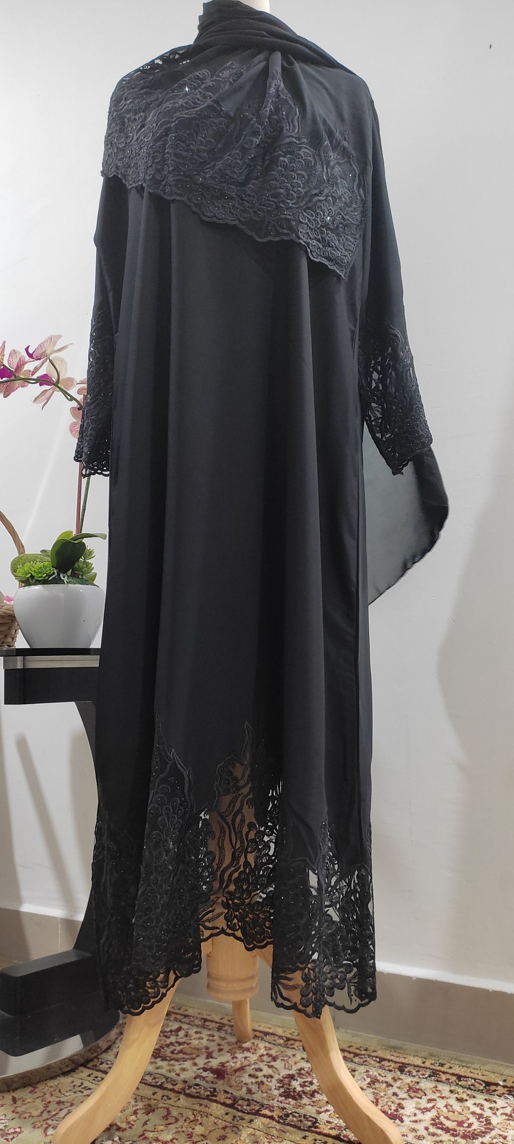 marmara abaya black