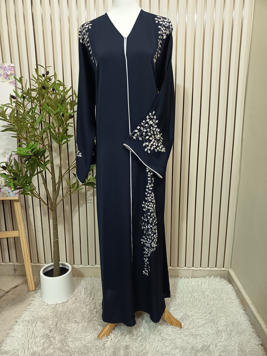 navy abaya