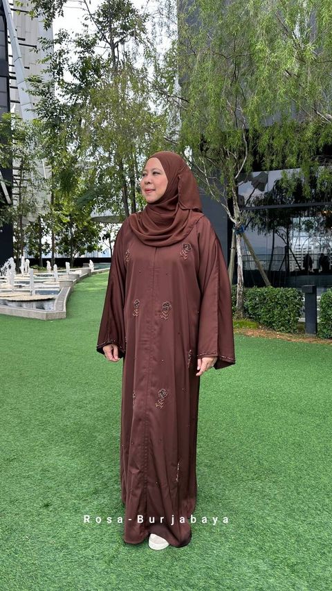 abaya rich brown