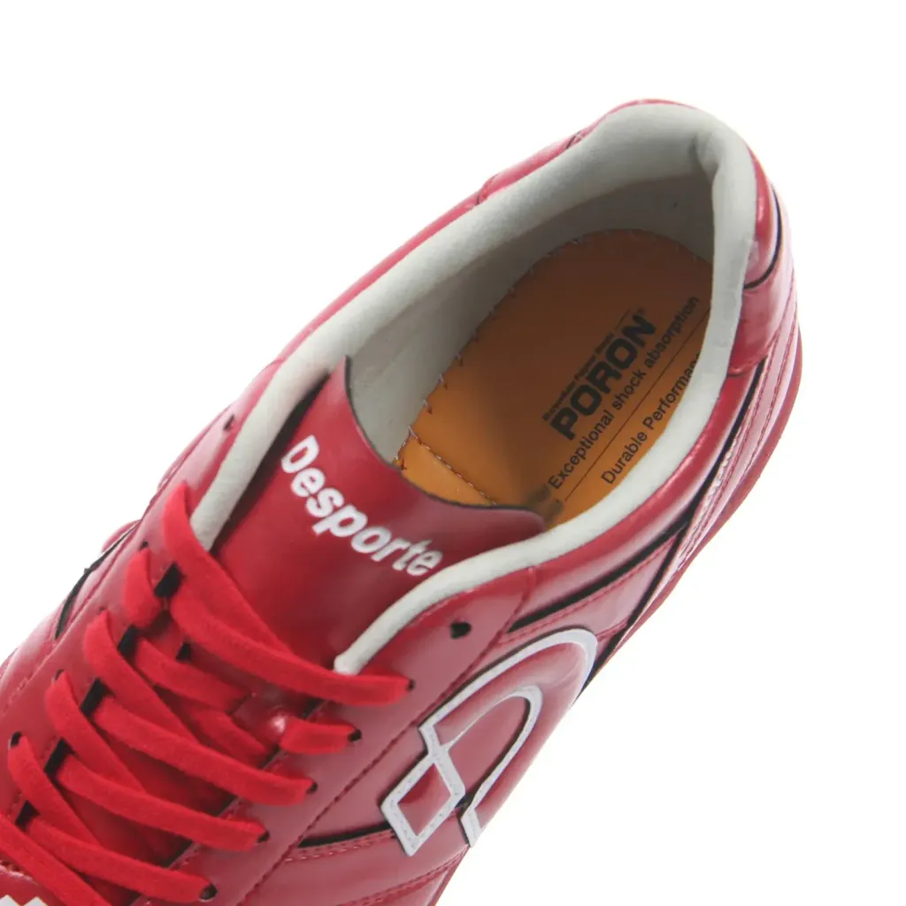 Desporte-Campinas-SP2-red-futsal-shoe-Poron-memory-foam-cushioning