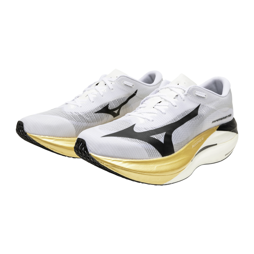 MIZUNO HYPERWARP PURE - White:Black:Gold 8