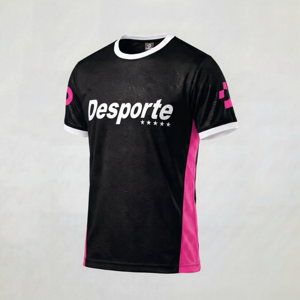 Desporte Practice Shirt PS-09 'Black-Pink' Front