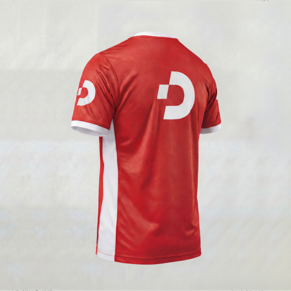 Desporte Practice Shirt PS-09 'Red-White' Back