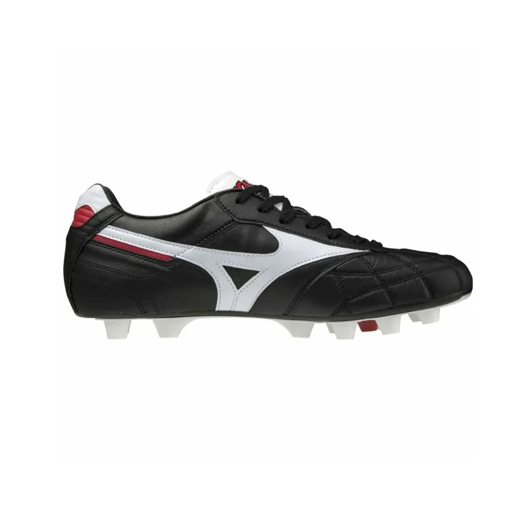 MIZUNO MORELIA II Japan Cross Stitch - Black:White:Chinese Red 1