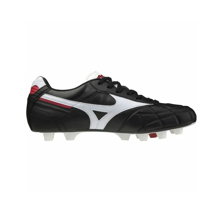 MIZUNO MORELIA II Japan Cross Stitch - Black:White:Chinese Red 1