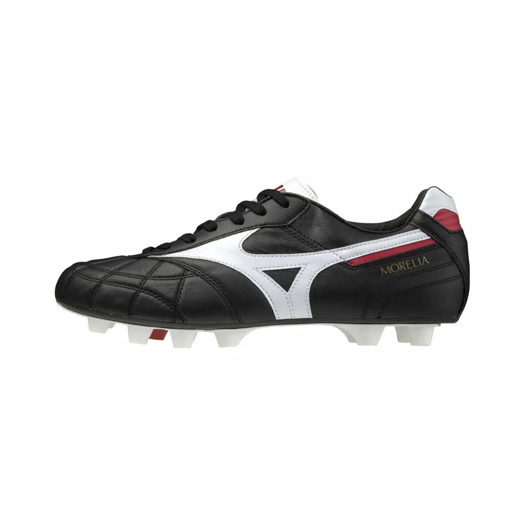 MIZUNO MORELIA II Japan Cross Stitch - Black:White:Chinese Red 2