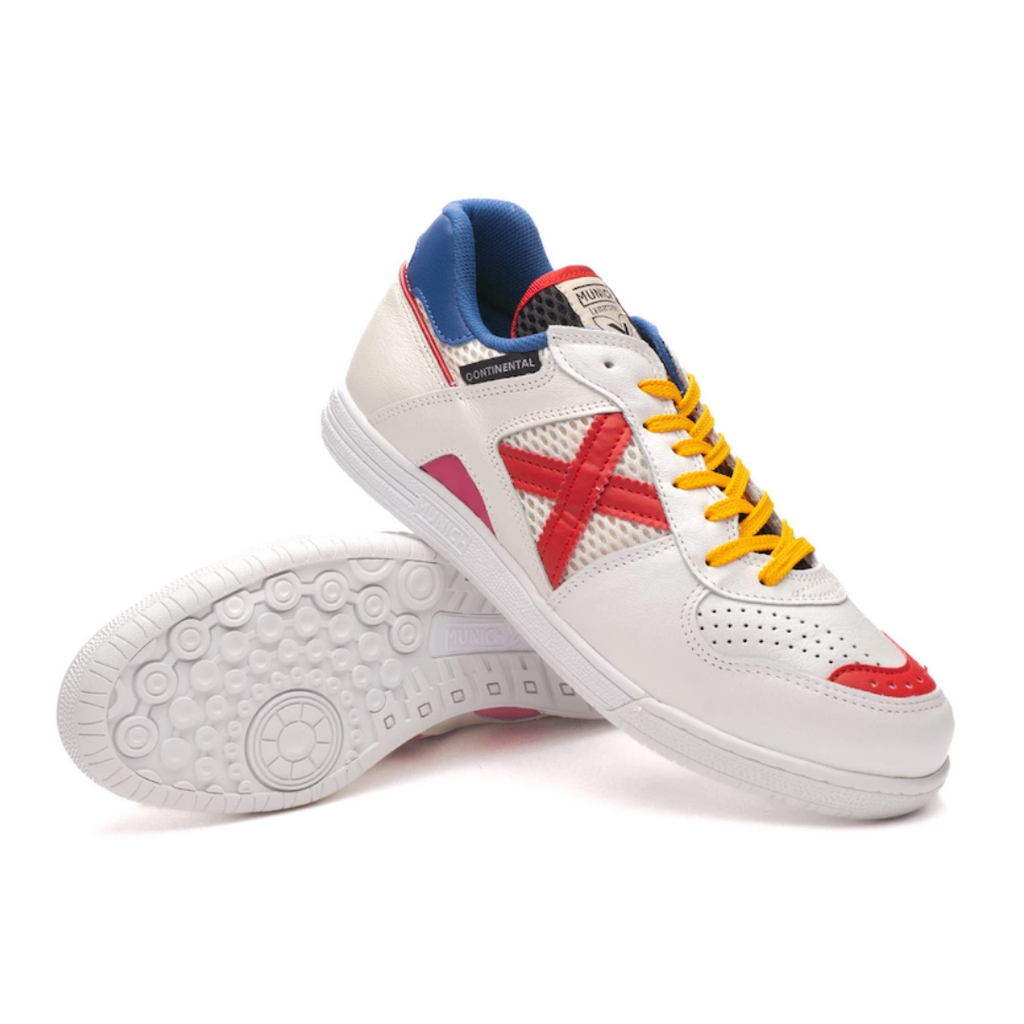 Munich Continental 931 White / Red / Yellow – Futsal Chuteiras