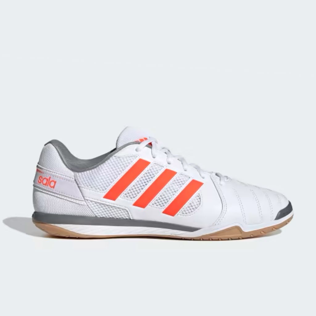 Adidas Top Sala White / Silver / Orange – Futsal Chuteiras