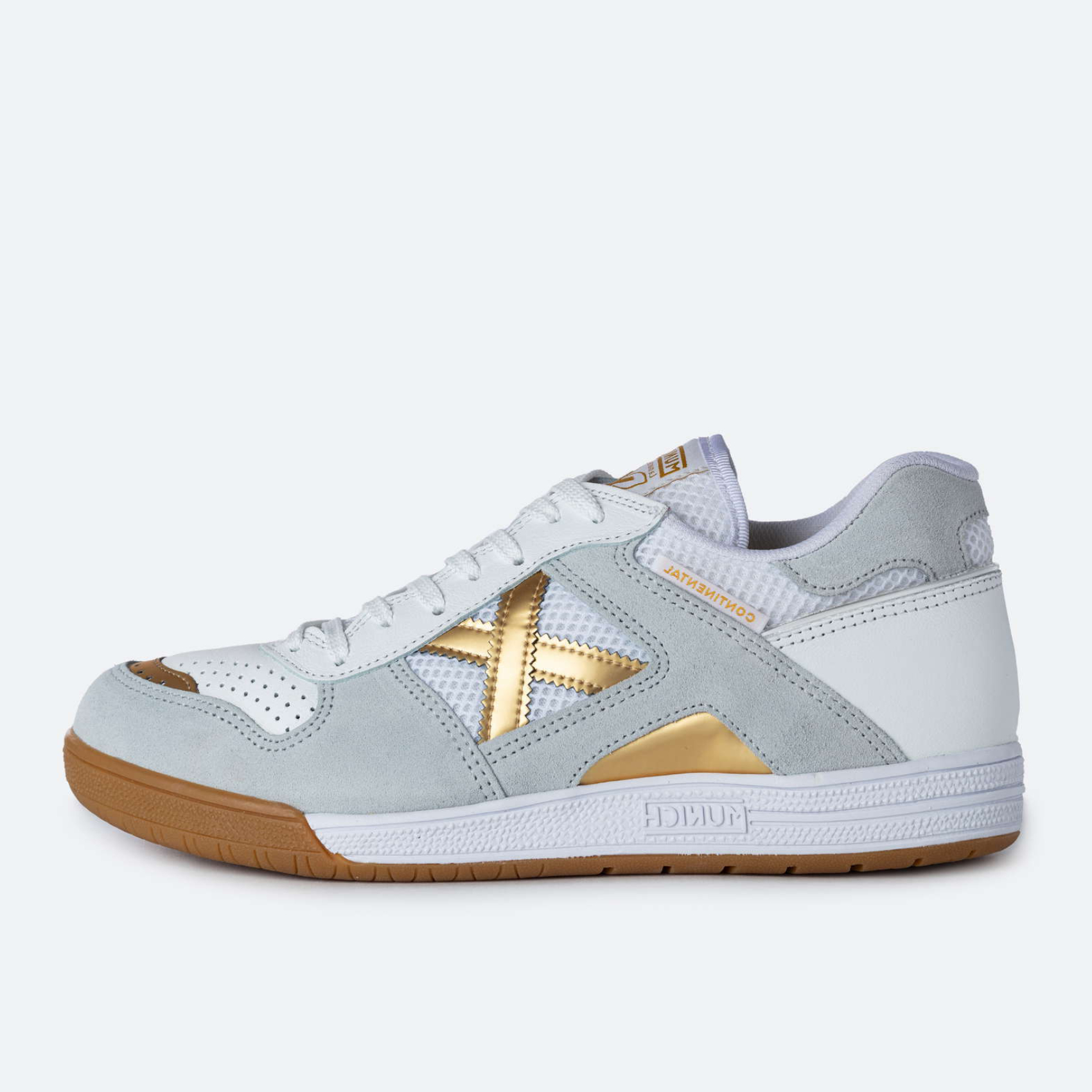 Munich Continental 943 white gold – Futsal Chuteiras Munich Continental 943 white gold – Futsal Chuteiras