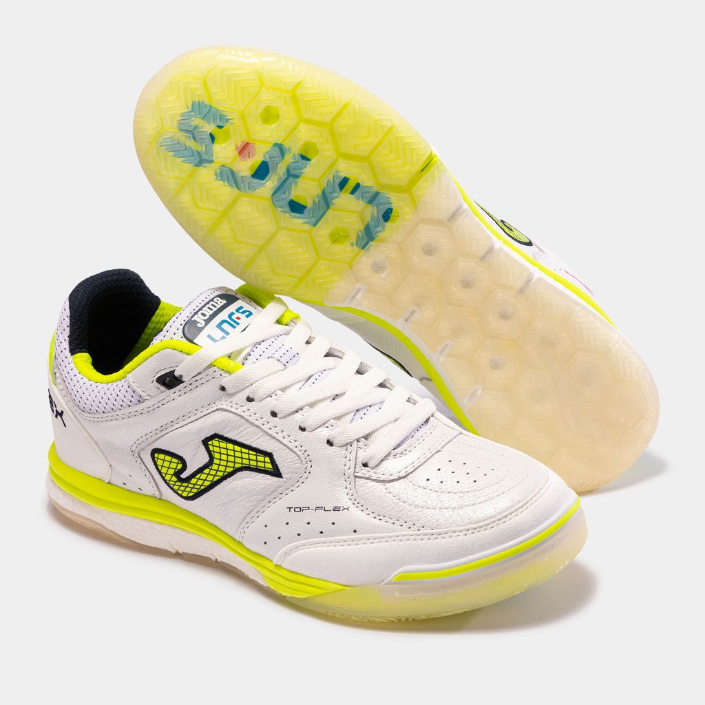 シューズ JOMA top flex EU42 27cm JOMA TOP FLEX REBOUND WHT/RED W杯モデル | FUTSAL SH