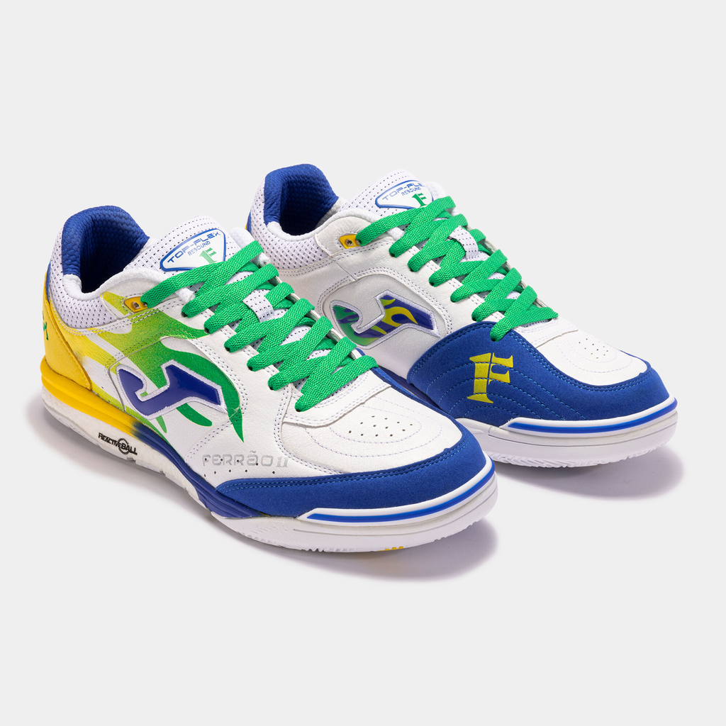 Joma TOP FLEX REBOUND FERRAOモデル Futsal shoes Joma Top Flex Rebound Ferrao Edition Blanco